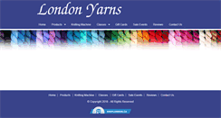 Desktop Screenshot of londonyarns.com